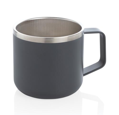 Stainless Steel Camping Mug - Grey