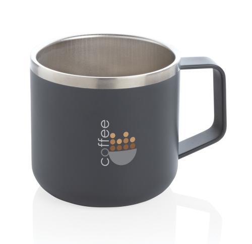 Stainless Steel Camping Mug - Grey