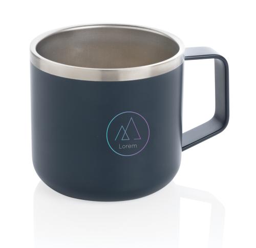 Promotional Stainless Steel Camp Mugs - Blue