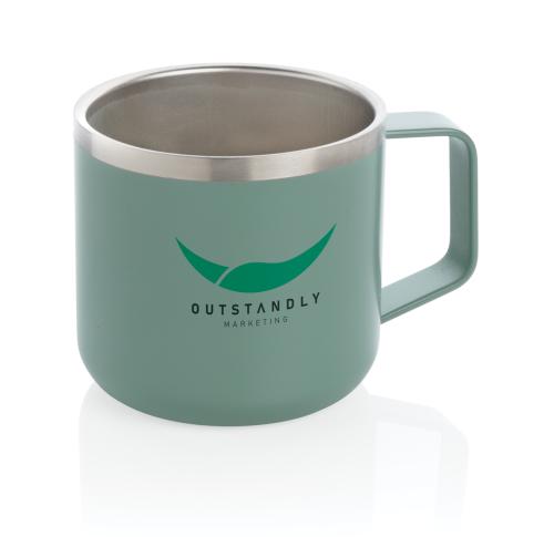 Stainless Steel Camp Mug - Green