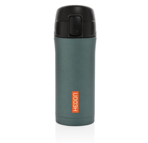 Metallic easy lock vacuum mug