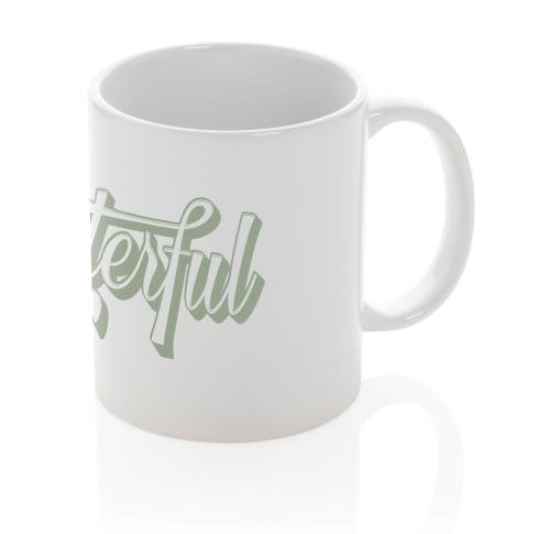 Promotional Ceramic Classic Mugs 350ml - White Dishwasher Safe