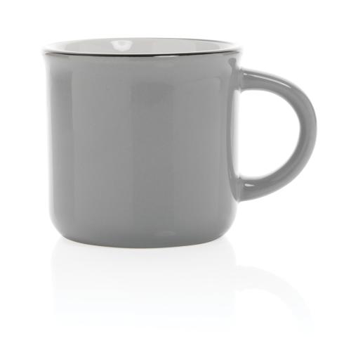 Promotional Custom Grey Vintage Ceramic Mugs