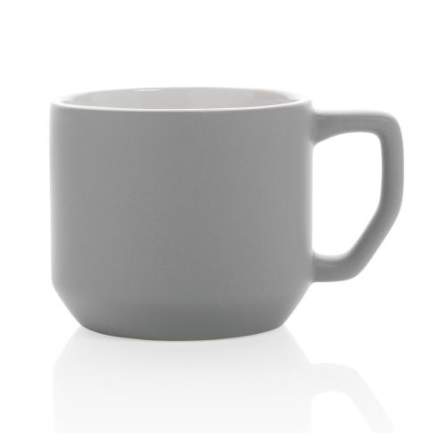 Custom Ceramic Modern Coffee 350ml Mug - Grey