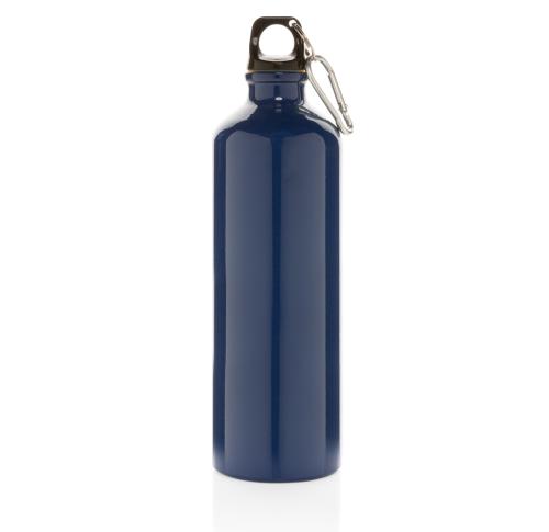 XL aluminium waterbottle with carabiner