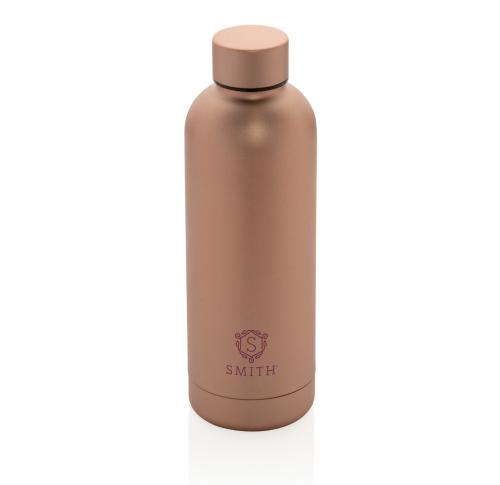 Iconic Stainless Steel Metal Double Wall Vacuum Bottle - Copper