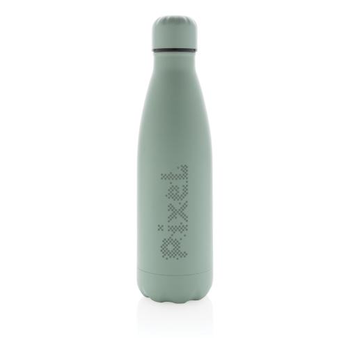 Promotional Branded Solid Colour Vacuum Stainless Steel Bottles 500 Ml - Green
