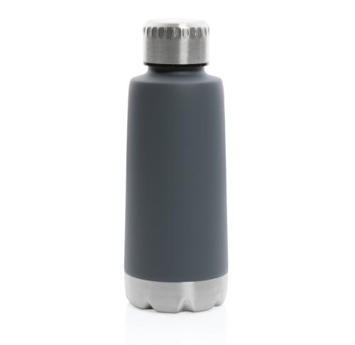 Promotional Stainless Steel Metal Leakproof Vacuum Bottle 350ml - Grey Trend