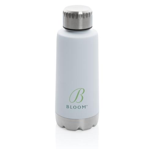 Promotional Stainless Steel Metal Leakproof Vacuum Bottle 350ml White