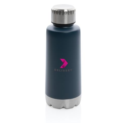 Promotional Stainless Steel Metal Leakproof Vacuum Bottle 350ml  Blue