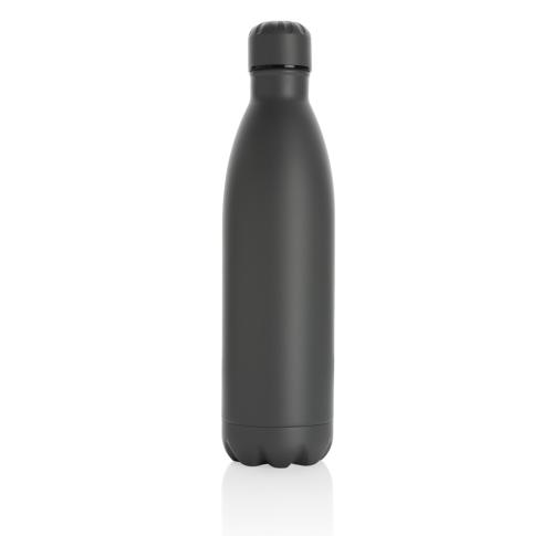 Custom Printed Solid Colour Vacuum Stainless Steel Bottles 750ml - Grey