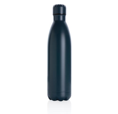 Promotional Branded Solid Colour Vacuum Stainless Steel Drinking Water Bottles 750ml - Blue