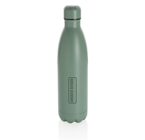 Solid Colour Vacuum Stainless Steel Drinks Water Bottles  750ml Custom Branded  - Green