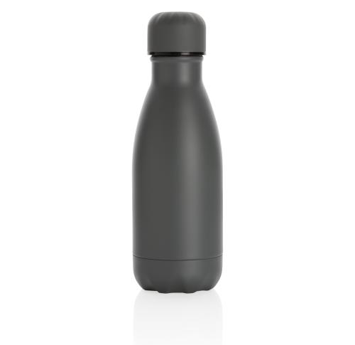 Custom Solid Colour Vacuum Stainless Steel Bottles 260ml - Grey