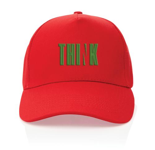 Branded Recycled Cotton Baseball Cap With AWARE™ Tracer Impact 5panel 280gr 