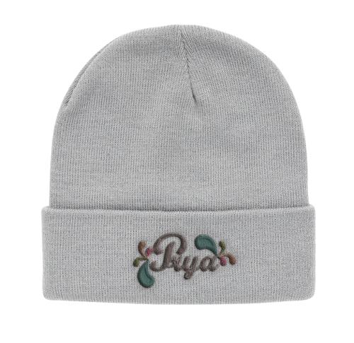 Customised Beanie Hats Polylana®  - Grey Impact AWARE™ 