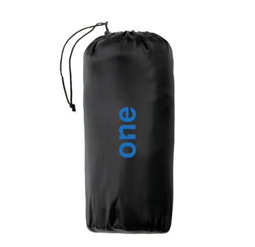 Custom Fleece Blanket In Pouch - Anthracite