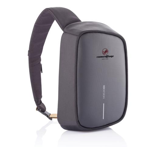 Custom Anti Theft Shoulder Bag Bobby Sling RFID - Black