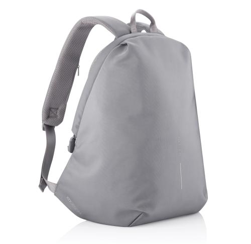 Printed Logo Bobby Soft, Anti-theft Backpacks - Grey