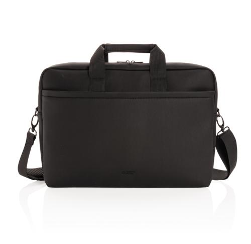 Swiss Peak deluxe vegan leather laptop bag PVC free