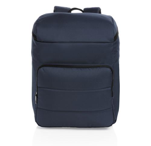 Custom Printed Eco Friendly RPET Cooler Backpacks Navy Blue Impact AWARE™ 