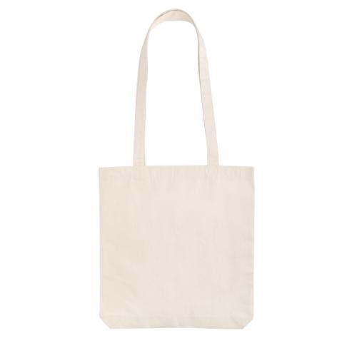 Promotional Printed Recycled Cotton Tote Bags W/bottom 145g Impact AWARE™ Natural
