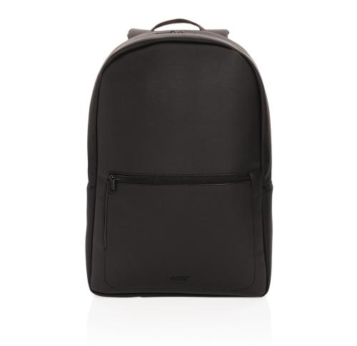 Swiss Peak deluxe vegan leather laptop backpack PVC free