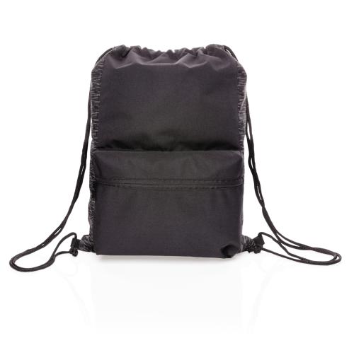 AWARE™ RPET Reflective drawstring backpack