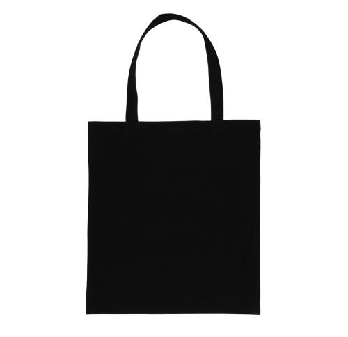 Promotional Printed Recycled Cotton Tote Bags W/bottom 145g Impact AWARE™ Black