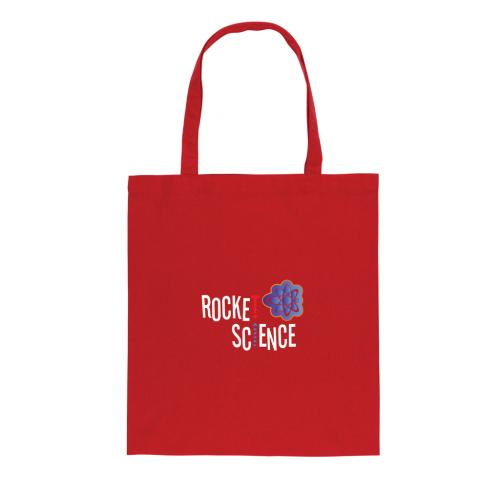 Printed Recycled Cotton Tote 145g Impact AWARE™  - Red