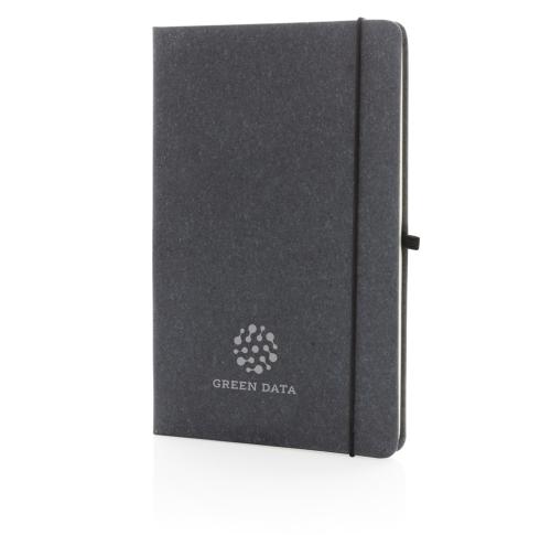 Branded Recycled Leather Hardcover Eco Notebooks A5