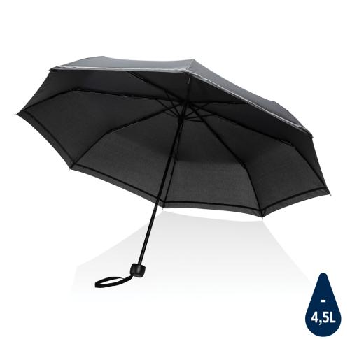 Printed Recycled Mini Reflective Umbrellas 20.5