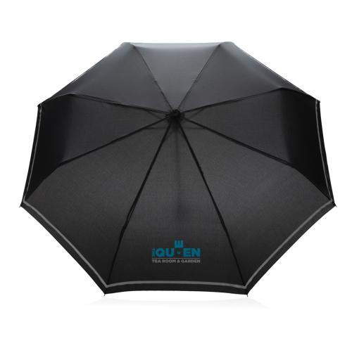 Printed Recycled Mini Reflective Umbrellas 20.5