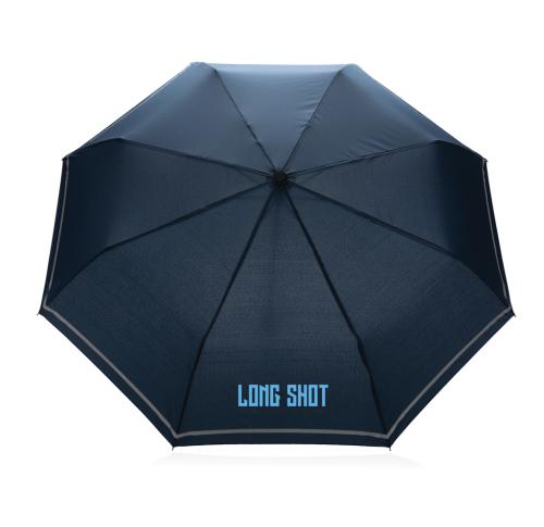 Printed Recycled Mini Reflective Umbrellas 20.5