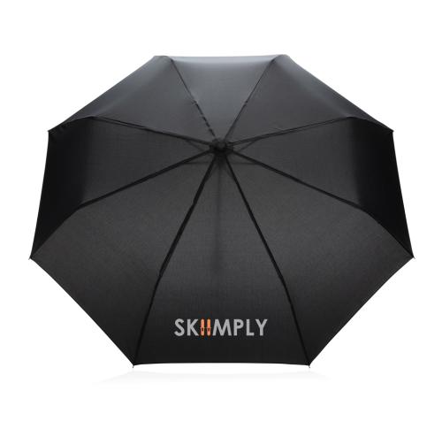 Printed Recycled Bamboo Mini Umbrella 20.5