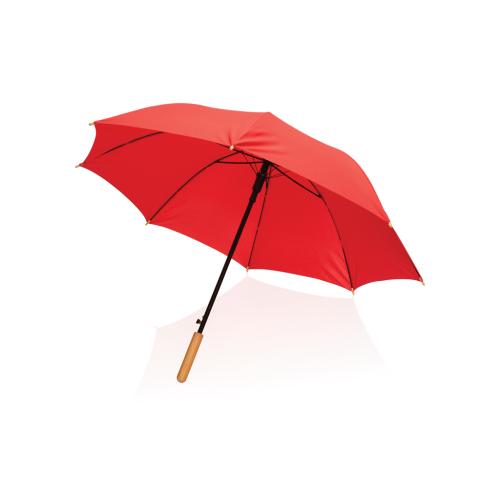 Promotional Printed Recycled Umbrellas Auto Opening Bamboo Impact AWARE™ 23