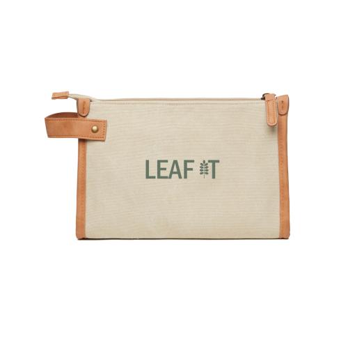 Eco Friendly Branded Wash Bag VINGA Bosler Cream