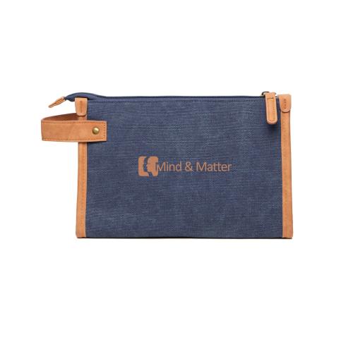Promotional Eco Wash Bags Toiletry Bags VINGA Bosler Navy