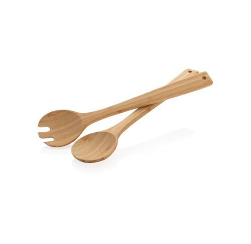 Ukiyo bamboo salad cutlery 2 pcs set
