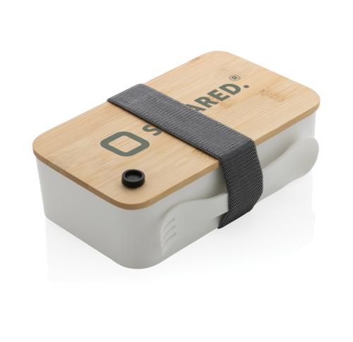 Printed Eco Friendly RCS RPP Lunch Boxes With Bamboo Lid