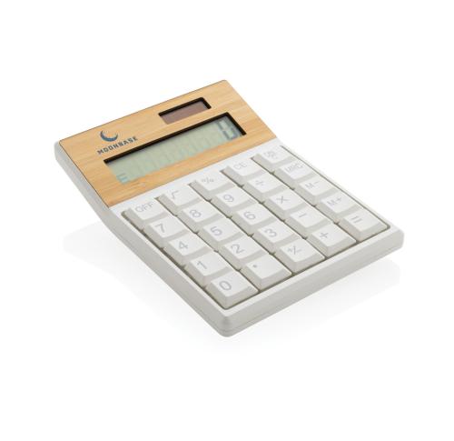 Branded Eco Recycled Plastic And Bamboo Desktop Utah RCSp Calculators