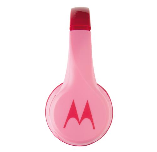 Custom Motorola JR 300 Kids Wireless Safety Headphone Pink