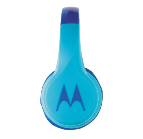 Branded Motorola JR 300 Kids Wireless Safety Headphone Blue