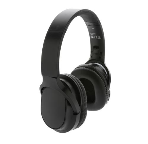 RCS recycled plastic Elite Foldable wireless headphone