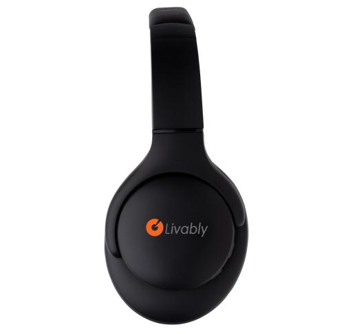 Luxury Printed Urban Vitamin Fresno Wireless Headphone - Black