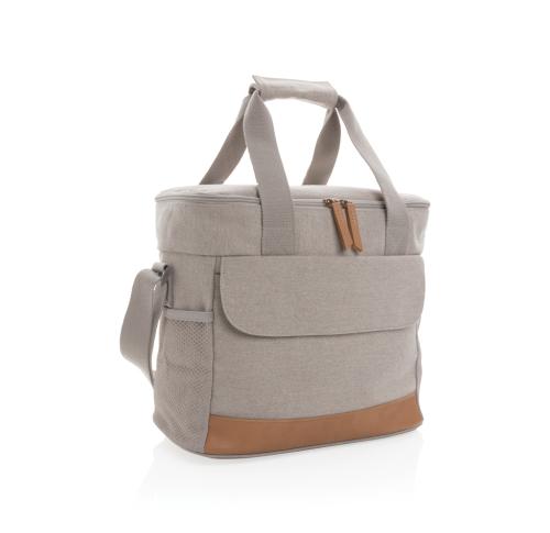 Eco Friendly Printed Cooler Bags Grey Impact AWARE™ 16 Oz. Rcanvas 