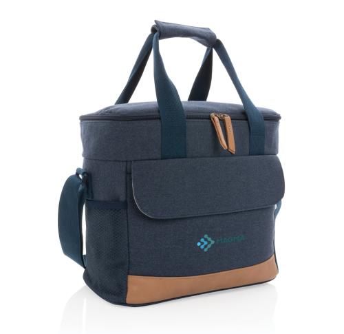 Luxury Branded Eco Cooler Bags Blue Impact AWARE™ 16 Oz. Rcanvas 