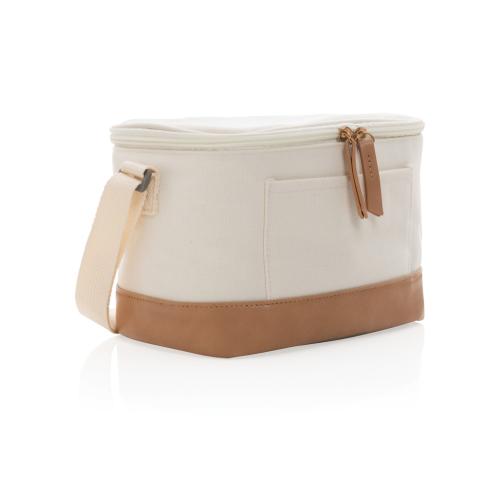 Custom Printed Six Can Cooler Bags Cream Impact AWARE™ 16 Oz. Rcanvas 