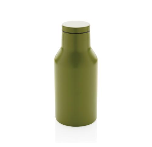 Logo Eco RCS Recycled Stainless Steel Compact Bottle - Green