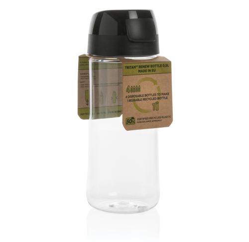 Printed Tritan™ Renew Bottle 0,5L Made In EU Black